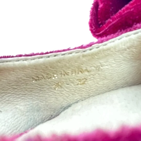 Jack Rogers Heidi Bordeaux Velvet Womens Flats Size 5.5M NWOB - Picture 14 of 16